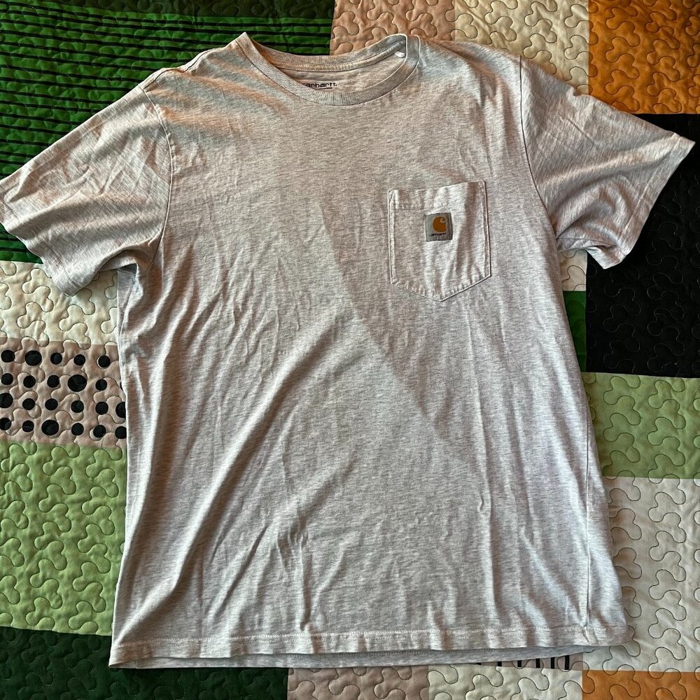 Carhartt WIP Pocket T-Shirt in Grey Marl
